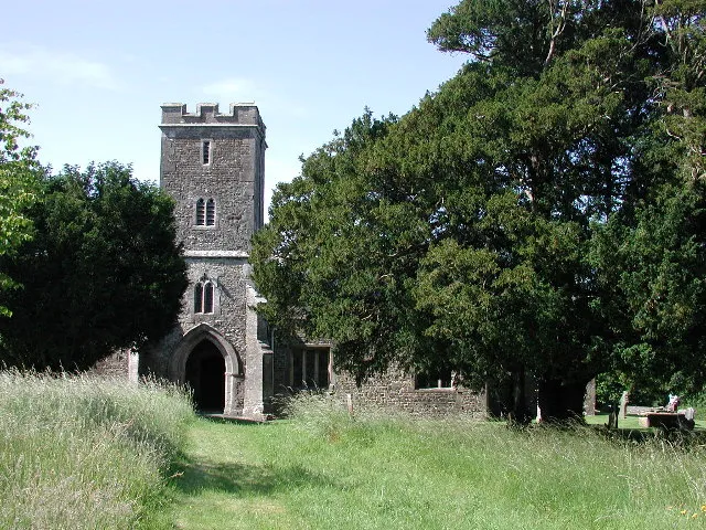 Parish church of St John the Baptist, South Brewham, Somerset, seen from the west