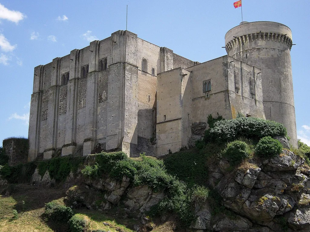 Château médiéval de Falaise (Normandie), lieu de naissance de Guillaume le Conquérant