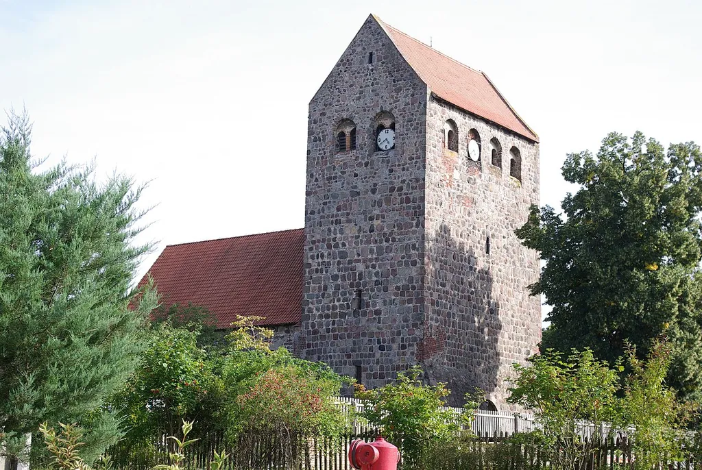 Wiesenburg/Mark Ortsteil Reetz in Brandenburg. Die Kirche steht unter Denkmalschutz.