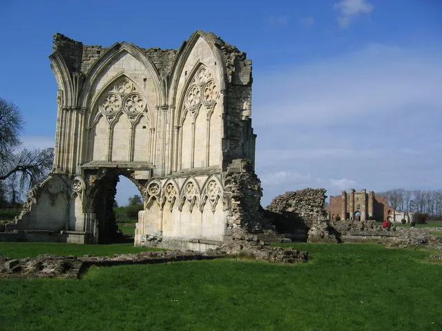 Thornton Abbey View on remains