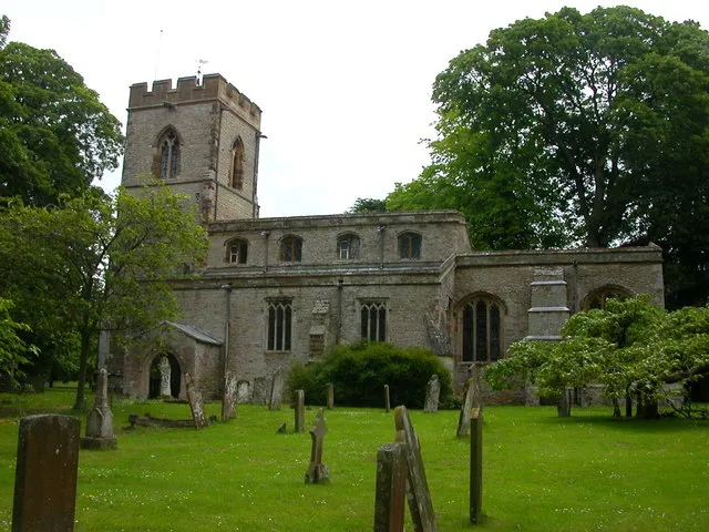 Hulcote. The church of Saint Mary in Easton Neston Park.