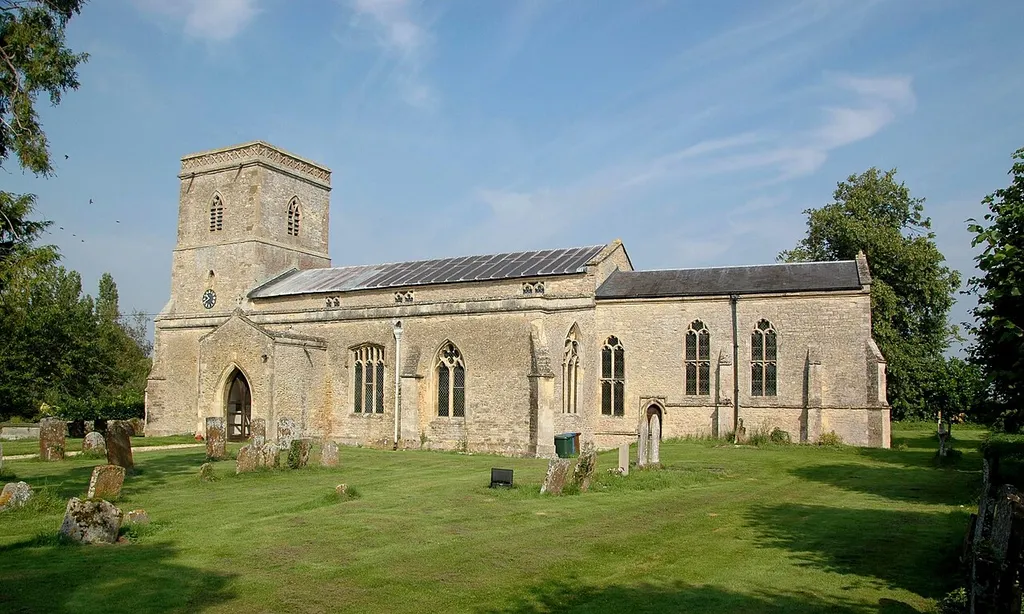 Church of England parish church of St Swithun, Merton, Oxfordshire: view from the south