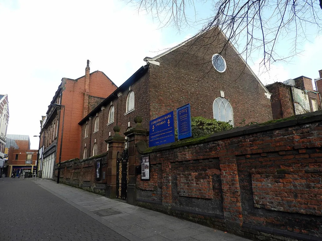 Cairo Street, Warrington. Built 1744-45, altered and repaired in 1863.