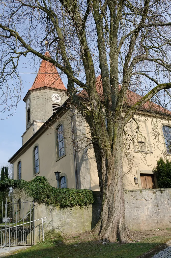 Scheinfeld, Schnodsenbach, Evangelisch-lutherische Pfarrkirche