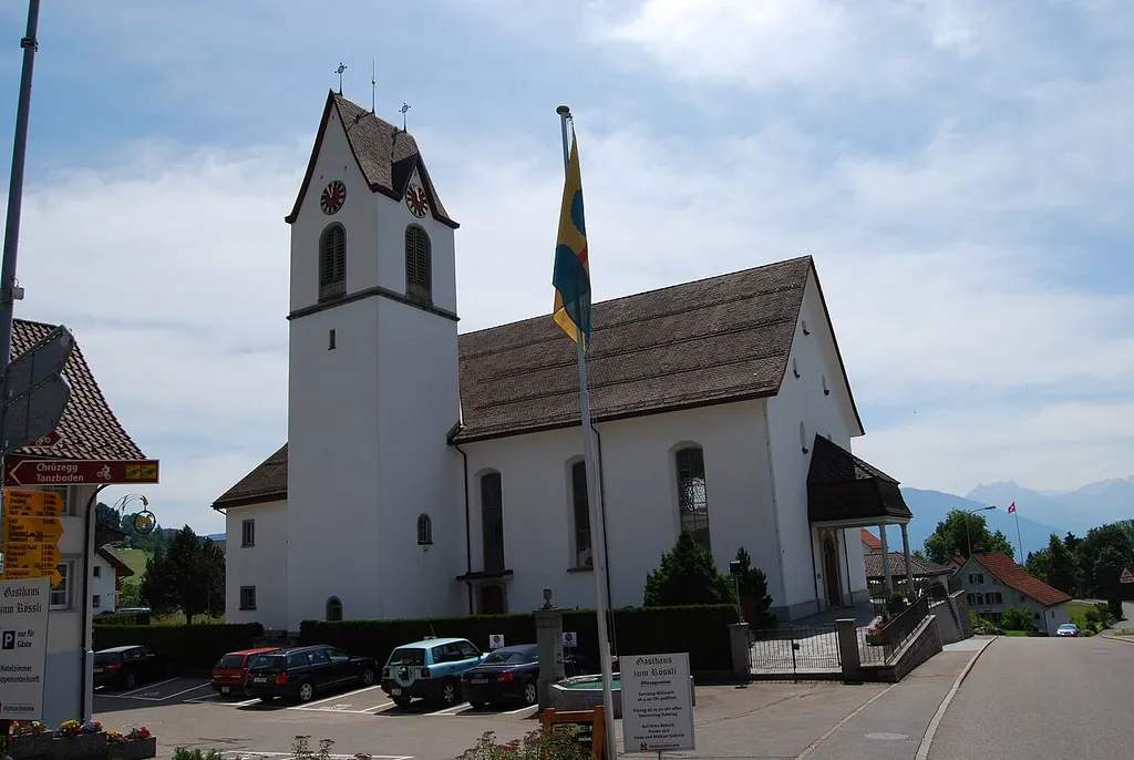 Church of Goldingen, canton of St. Gallen, Switzerland