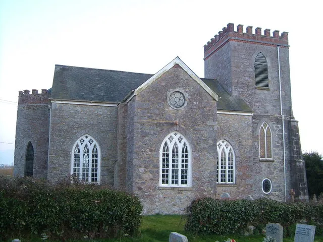 Parish church of SS Peter and Paul, Teigngrace, Devon, seen from the north. A cruciform church built in 1786.