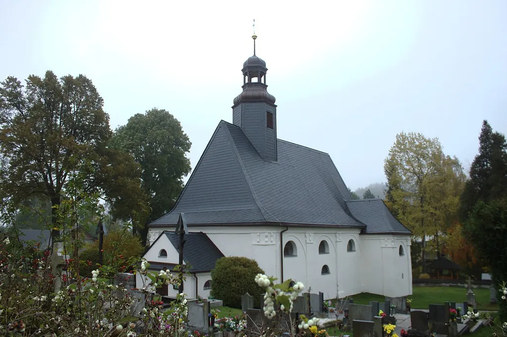 A church in Milotice nad Opavou, Moravian-Silesian Region, CZ