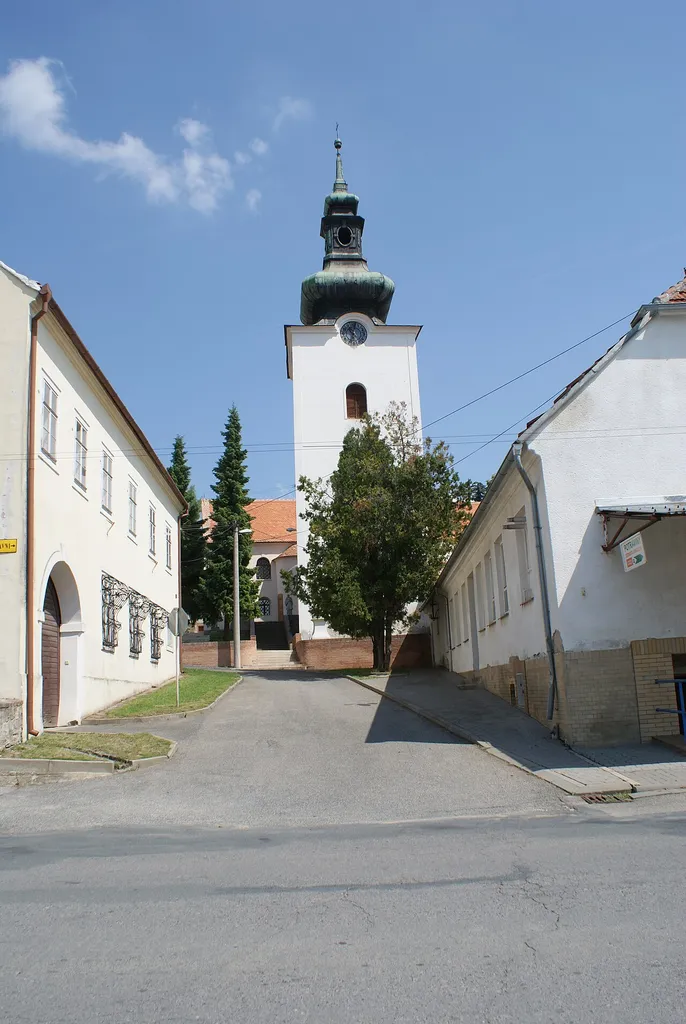 Přítluky, a village in Břeclav District, Czech Republic, church of St Margaret.
