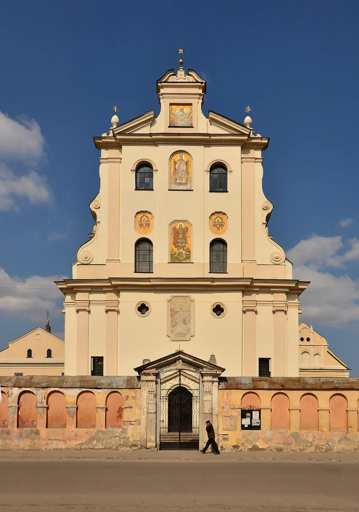 Former dominican church in Zhovkva.