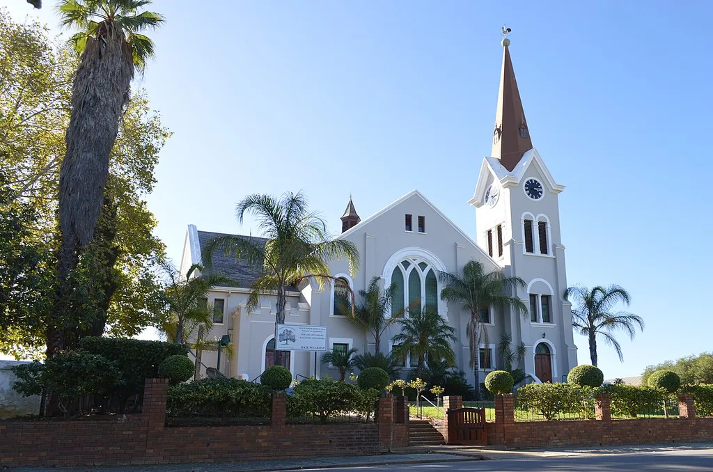 The Dutch Reformed church in Riebeek-Kasteel, South Africa