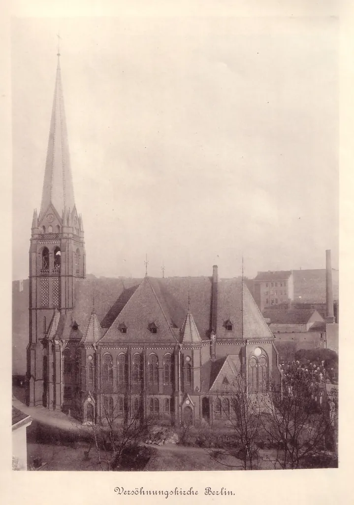 Picture of Versöhnungskirche, Berlin in an 1899 catalog of Schlesische Dachstein- &amp; Falzziegel-Fabriken, vorm. G. Sturm (Freiwaldau Schlesien), page 43