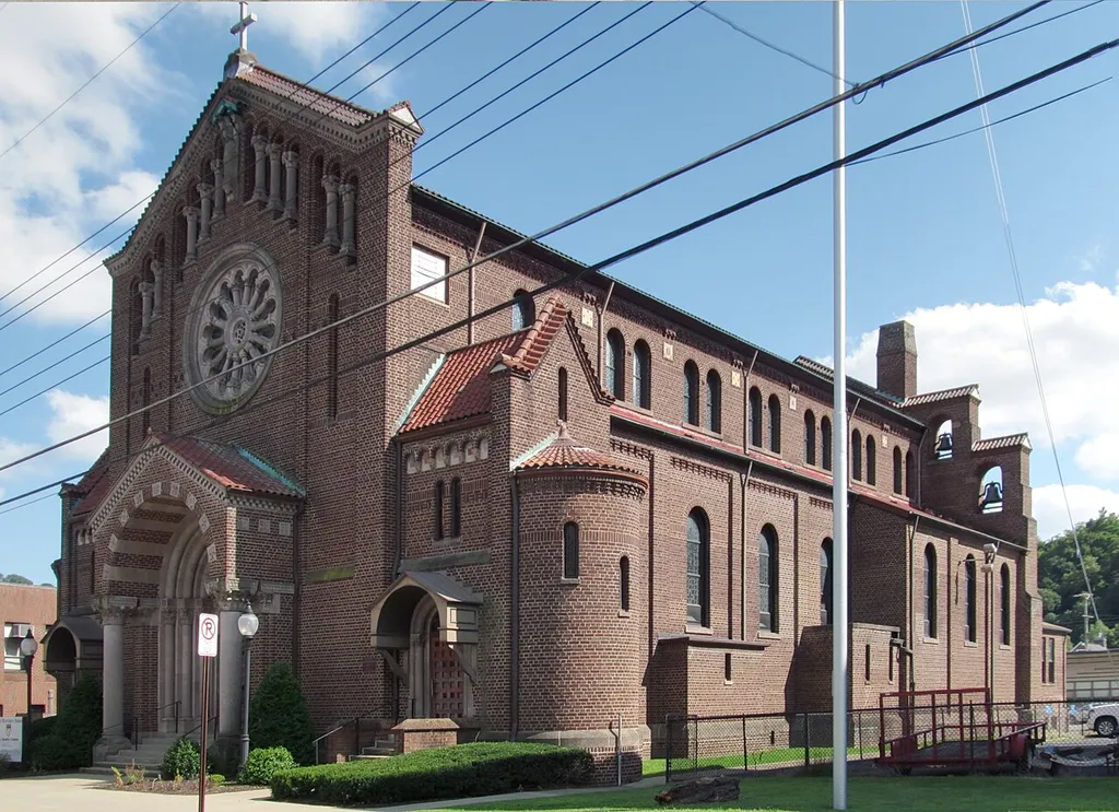 All Saints Church in Etna, Pennsylvania (1914, architect John T. Comès)