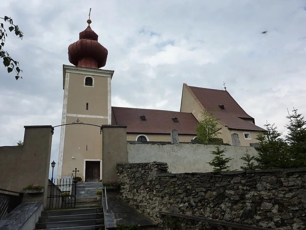 Pfarrkirche, Sankt Johann, Großheinrichschlag, Weinzierl am Walde, Niederösterreich This media shows the protected monument with ObjektID 53966 in Austria. (Commons, de, Wikidata)