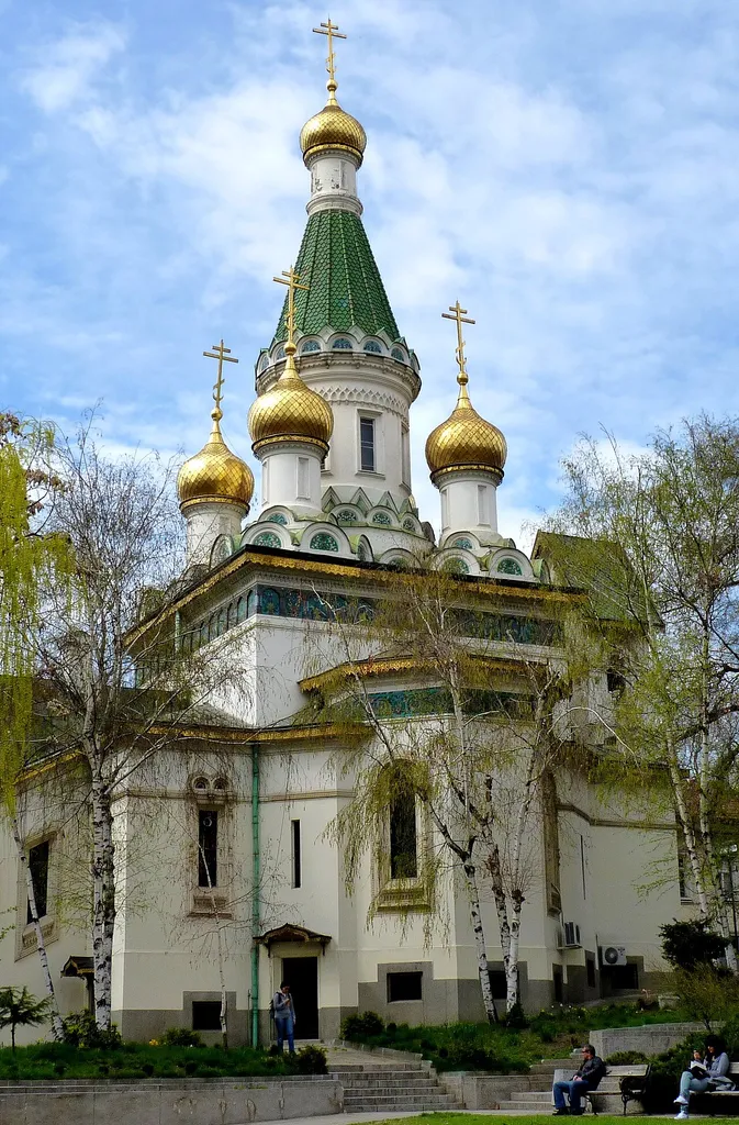 The Russian Church, officially known as the Church of St Nicholas is a Russian Orthodox church in central Sofia.