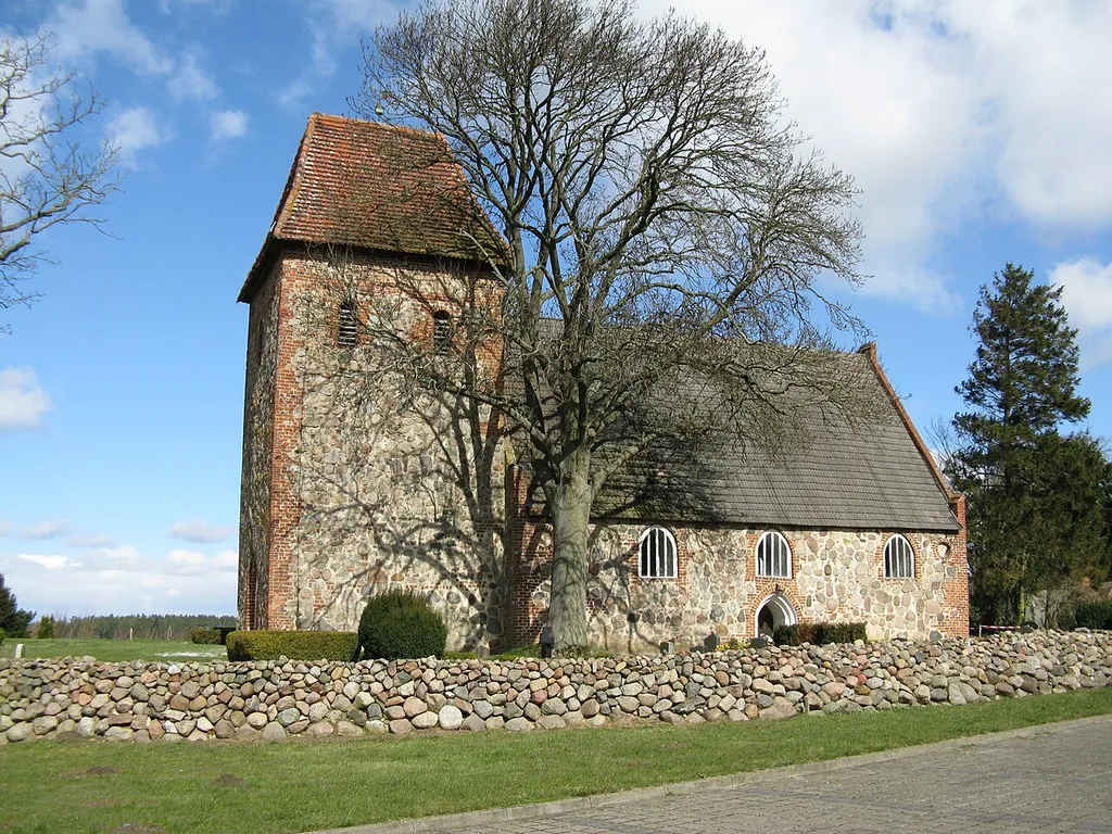 Church in Hohen Pritz, Mecklenburg-Vorpommern, Germany