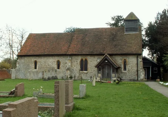 St Peter's parish church, Nevendon, Basildon, Essex, seen from the north