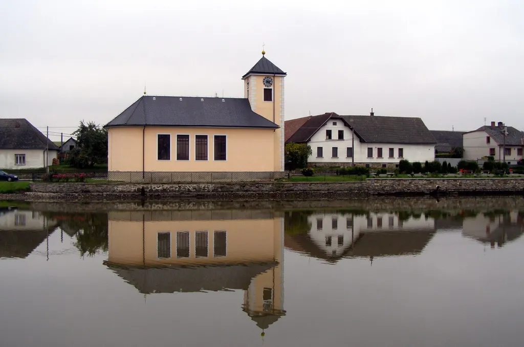 Kozlov village. Saints John and Paul church (built in 1936)
