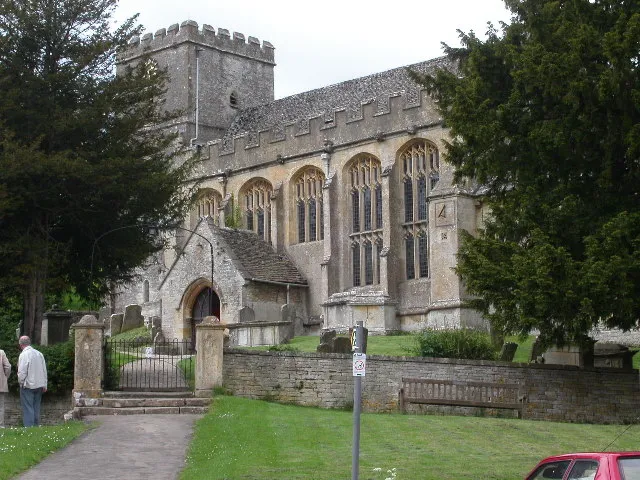 Chedworth Church. This Church has a Gloucestershire Wineglass style solid stone pulpit and contain an excellent copy of the "Breeches" Bible (dated c 1560)