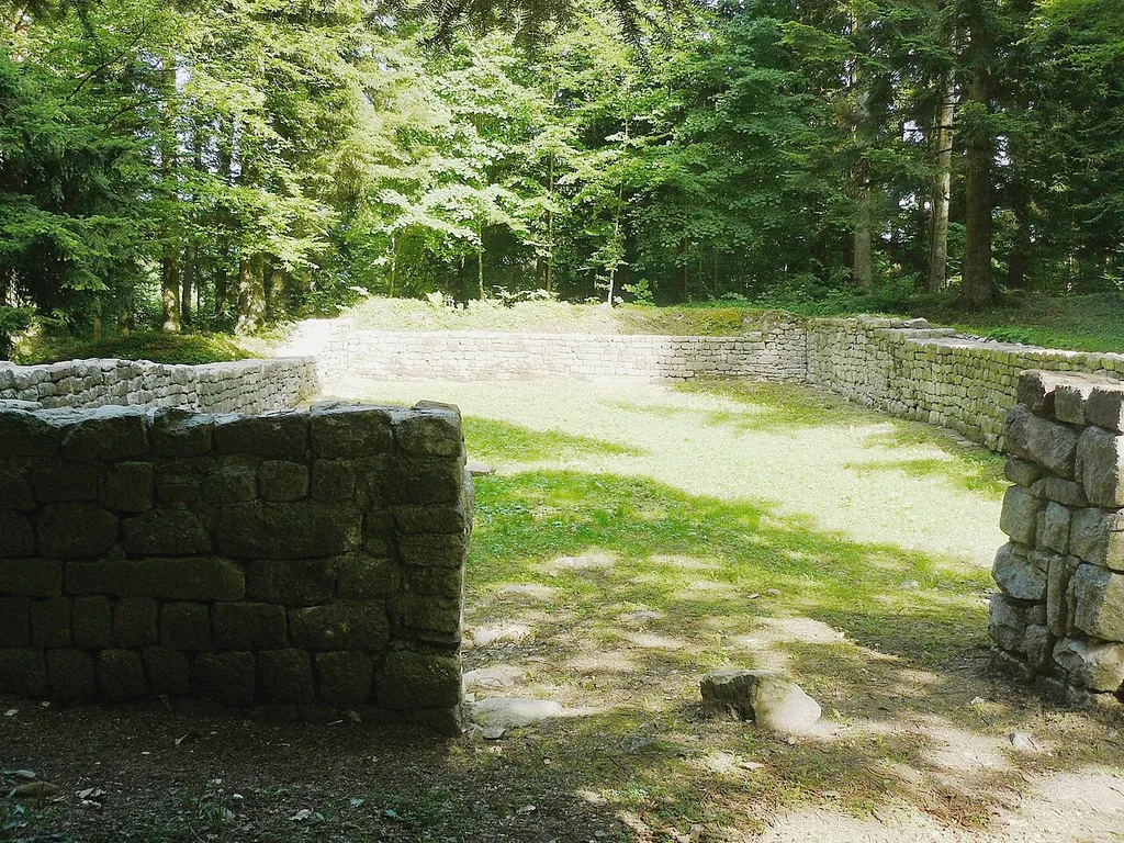 Ruines du couvent de Schwartzenthann à Wintzfelden, hameau de Soultzmatt
