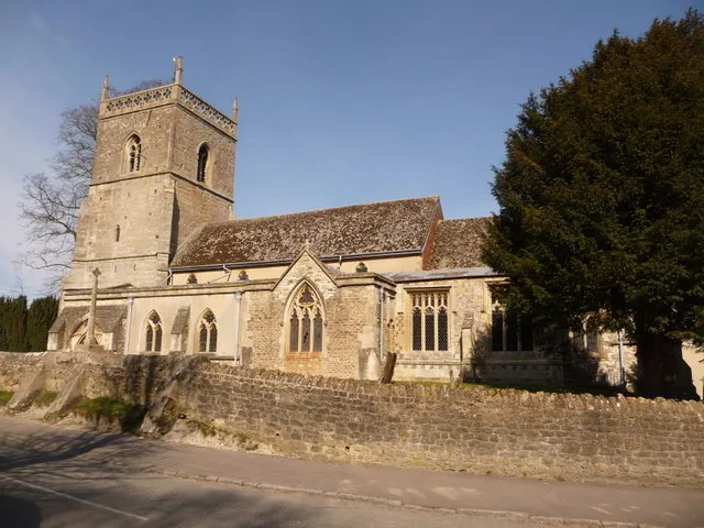 Church of England parish church of St. Augustine of Canterbury, East Hendred, Oxfordshire (formerly Berkshire): view from the south
