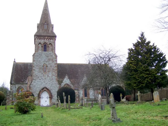 St Mary the Virgin parish church, Compton Abbas, Dorset, seen from the south