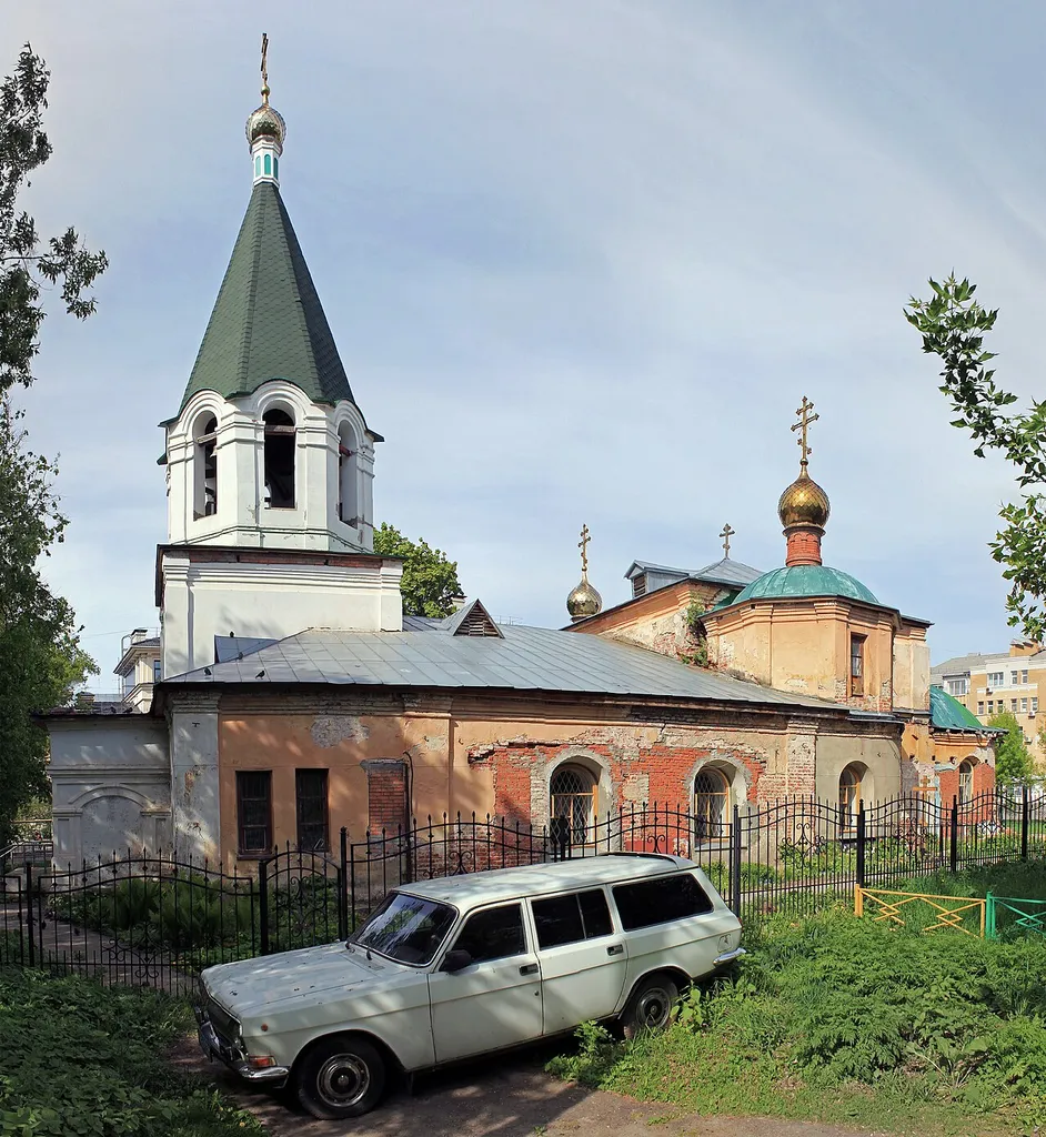 Церковь Похвалы Божией Матери над Похвалинским съездом: улица Заломова, 21а, Нижний Новгород, Нижегородская область
