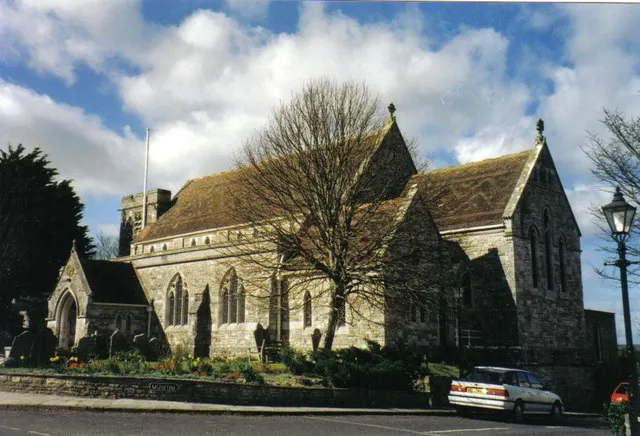 St George's parish church, Langton Matravers, Dorset, seen from the southeast