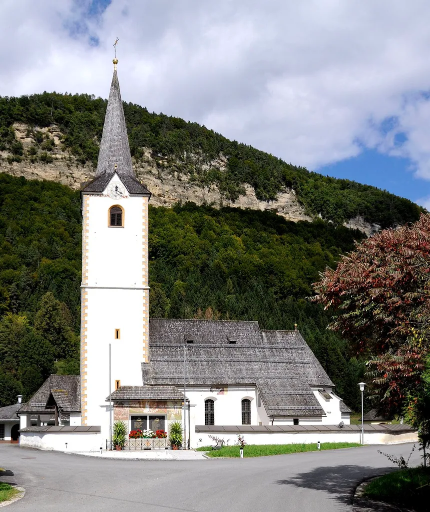Parish church Saint Magdalena in Rottenstein, market town Ebenthal in Kärnten, district Klagenfurt Land, Carinthia, Austria, EU