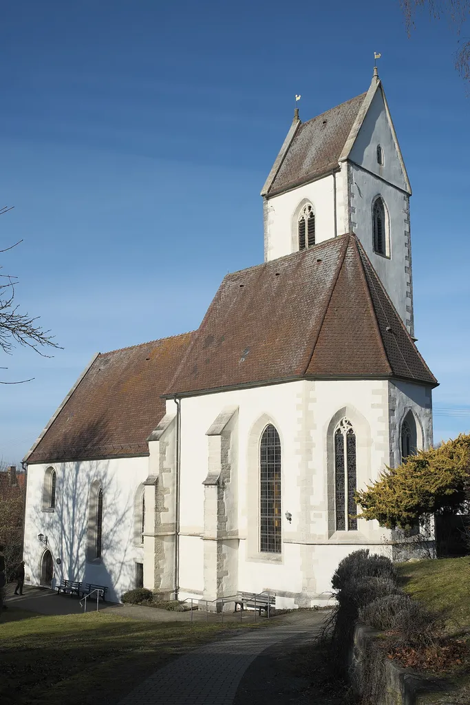 Evangelische Martinskirche in Isingen (Rosenfeld) im Zollernalbkreis (Baden-Württemberg/Deutschland)
