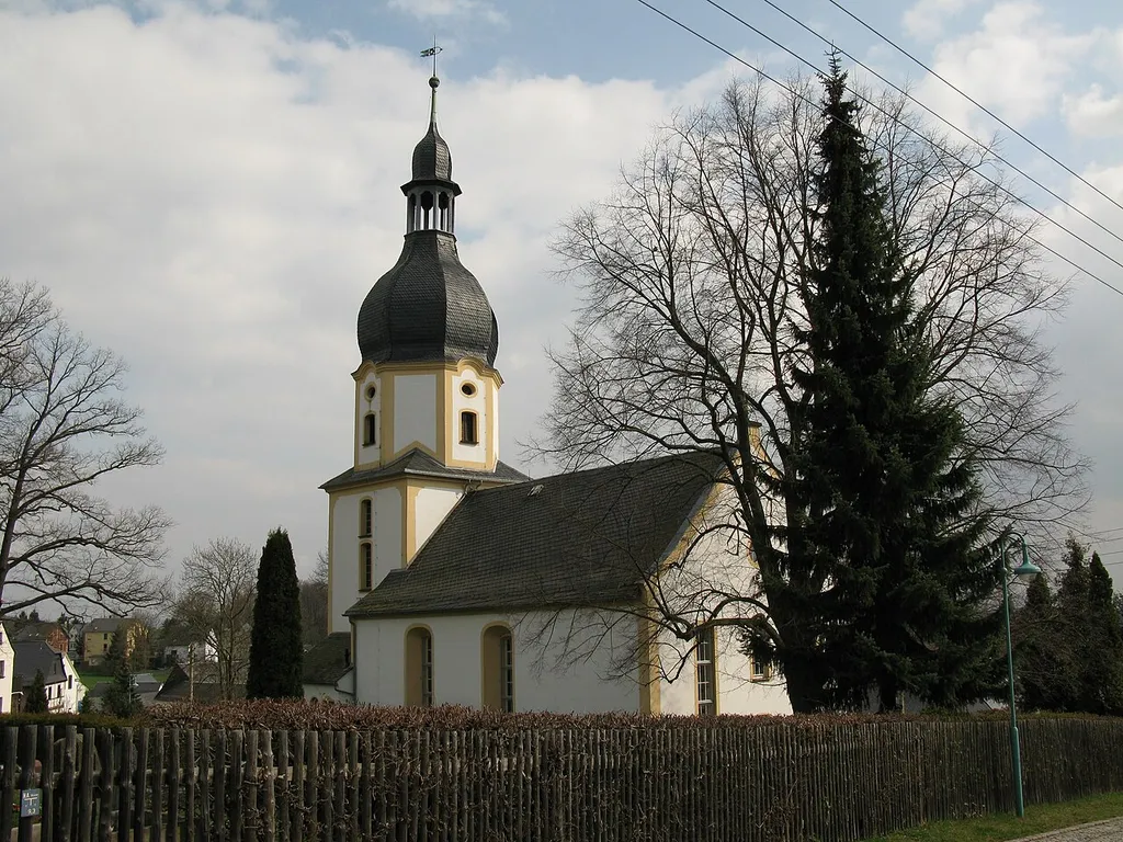Die Dorfkirche im Plauener Stadtteil Jößnitz