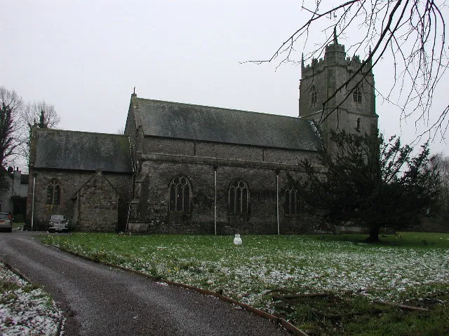 Peterstone Wentloog (Llanbedr Gwynllwg) Former church of St Peter. Hard to believe but this impressive C15 church is now a house.