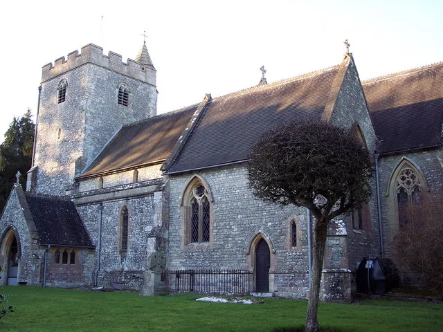 SS Peter and Paul parish church, Longbridge Deverill, Wiltshire, seen from the southeast, showing the south chapel