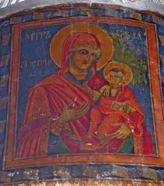 Saint Mary Hodegitria in Dormition of Mary Chich in Rupite