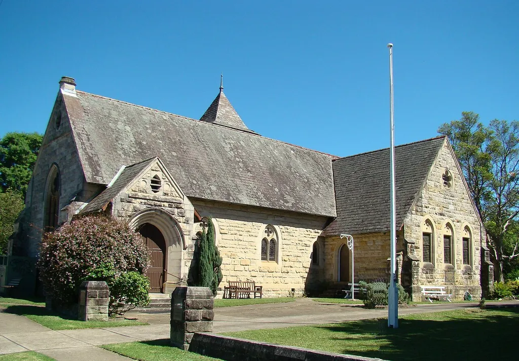 Christ Church Springwood building. Original design by Sir John Sulman, built 1889, extended 1980