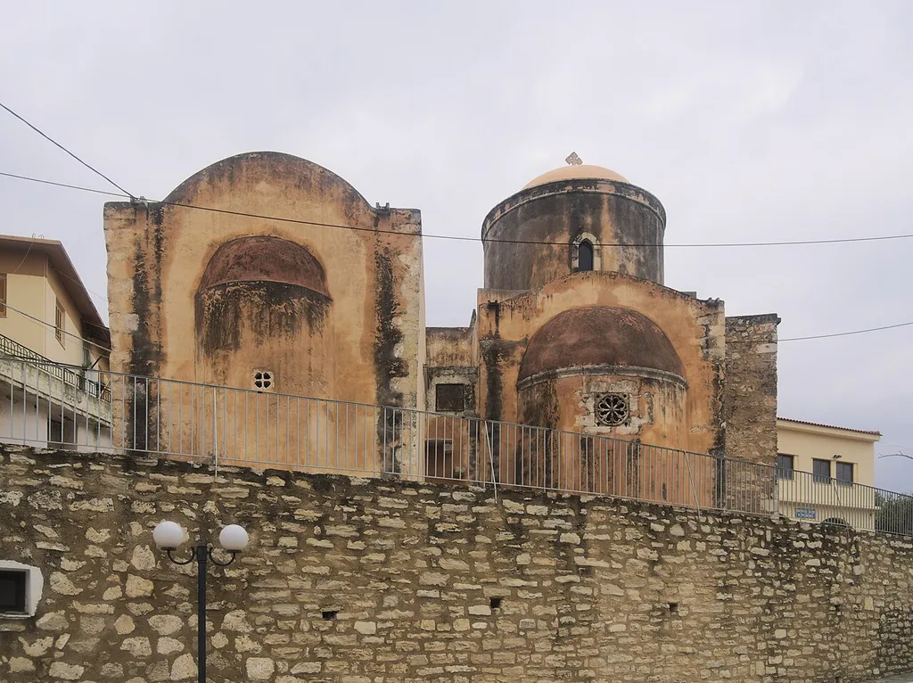 The apses of the church of Panayia in Kyrianna, Rethymno.