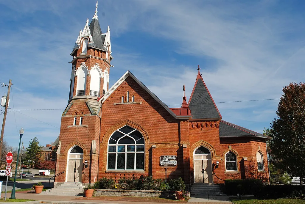 The old Peace Lutheran Church, Gahanna Ohio. Listed on the NRHP