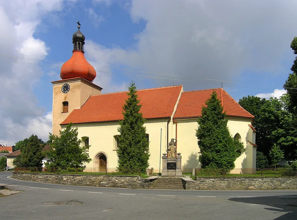 Church in Bohdaneč, Czech Republic