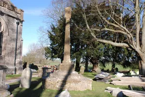 Churchyard cross in St Margaret's churchyard