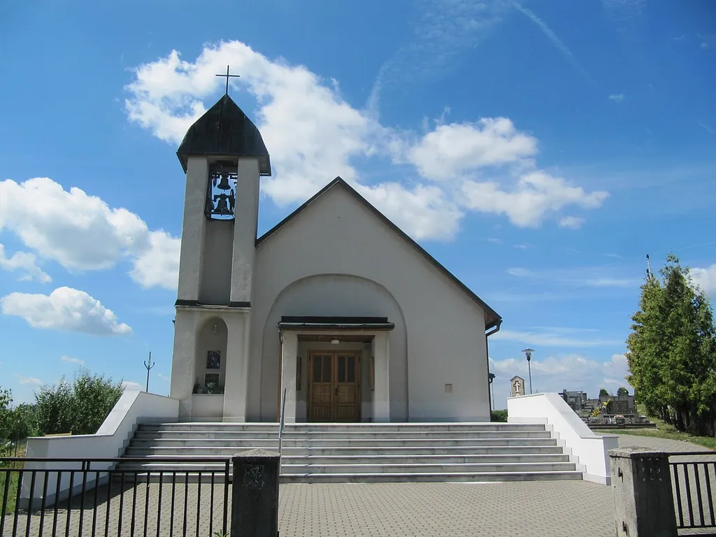 Drnovice, Zlín District, Czech Republic. Church of St. Agnes Czech.