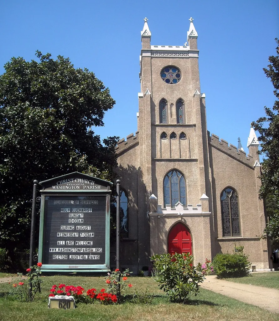 Christ Church, Washington Parish, is located at 620 G Street SE in the Capitol Hill neighborhood of Washington, D.C. It was built in 1807 and is listed on the National Register of Historic Places and District of Columbia Inventory of Historic Sites. It is also a contributing property to the Capitol Hill Historic District.