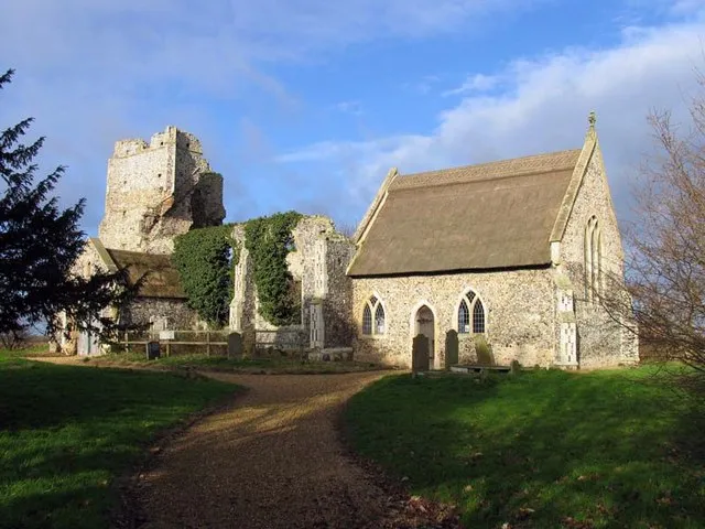 All Saints, Billockby, Norfolk This isolated church is partly in ruins but the chancel still survives.