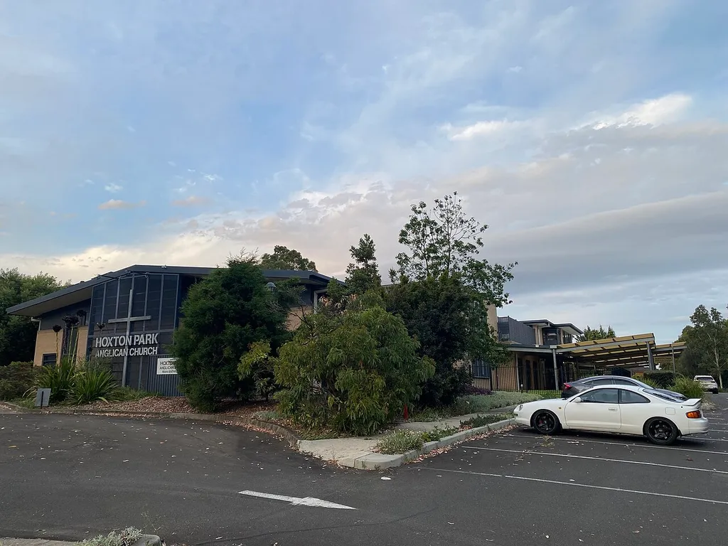 Hoxton Park Anglican Church is an Anglican church in West Hoxton. It is bounded off Latrobe Road and Cowpasture Road.