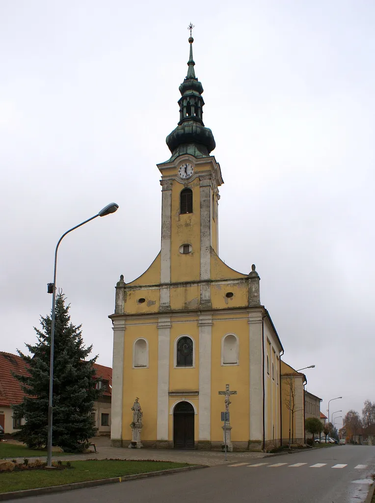 Church in Popice village