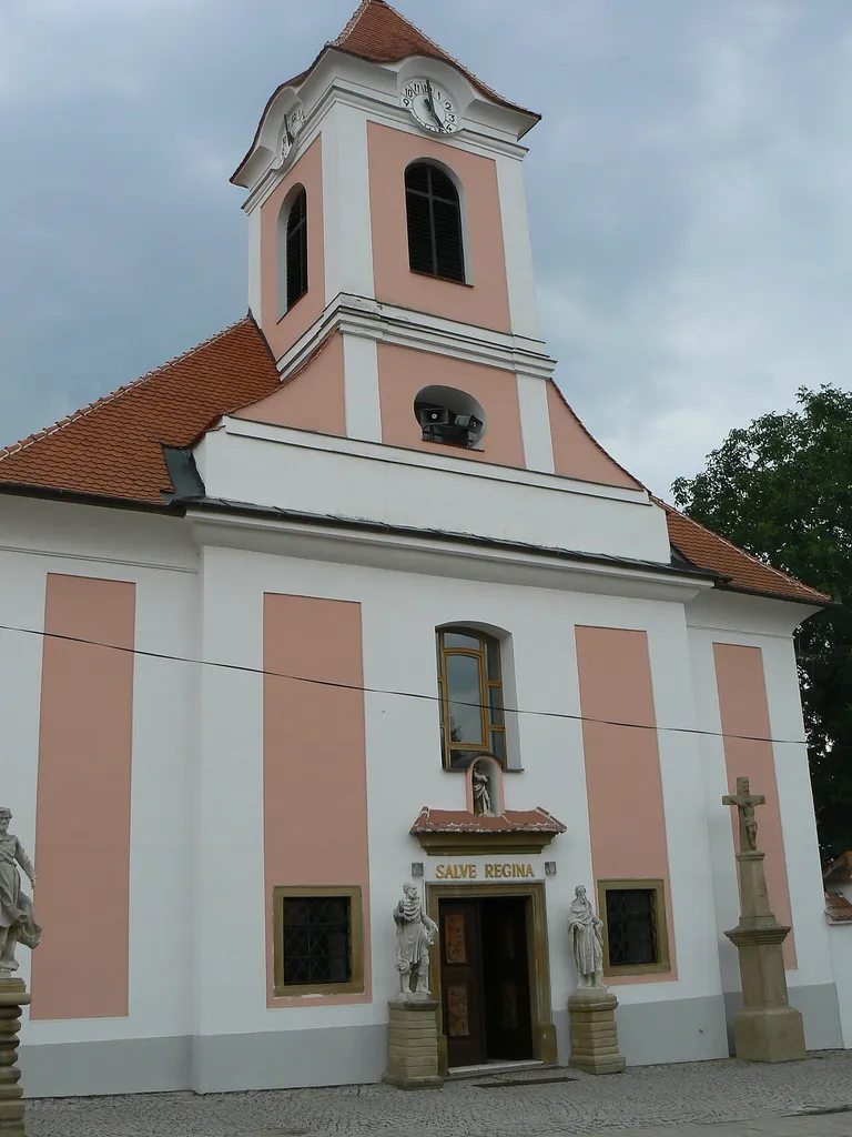 Saint Anne church in Žarošice, Hodonín District, Czech Republic.