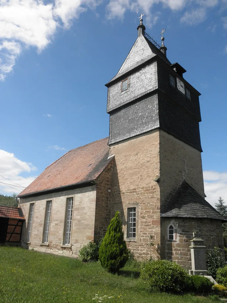 Church in Kleinebersdorf in Thuringia