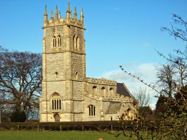 All Saints parish church, Hawton, Nottinghamshire, seen from the southwest