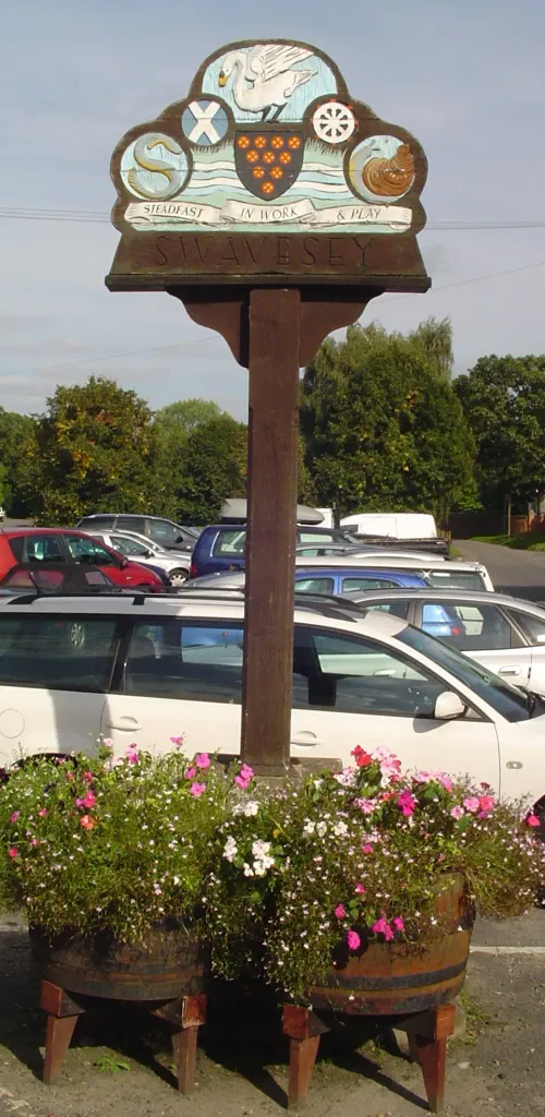 Signpost in Swavesey