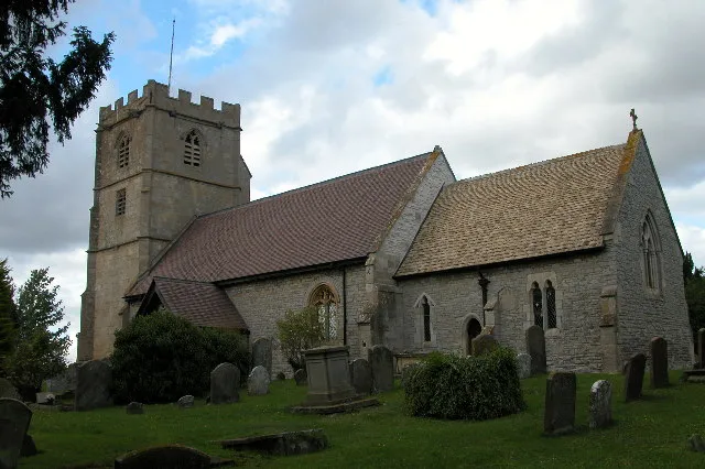 St Mary's Church, Priors Norton. The nave of St Mary's dates from the 14th century, the chancel from the 13th century and the tower is 15th century. The church is known as the 'disappearing church' due to its position. The church is built just beyond the brow of a hill and consequently when travelling north from Gloucester to Tewkesbury on the A38 the church appears to sink into the hill.