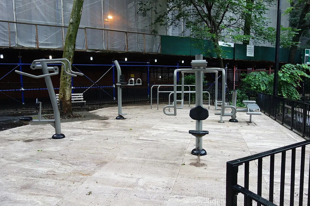 outdoor gym Samuel N. Bennerson 2nd Playground, Amsterdam Houses