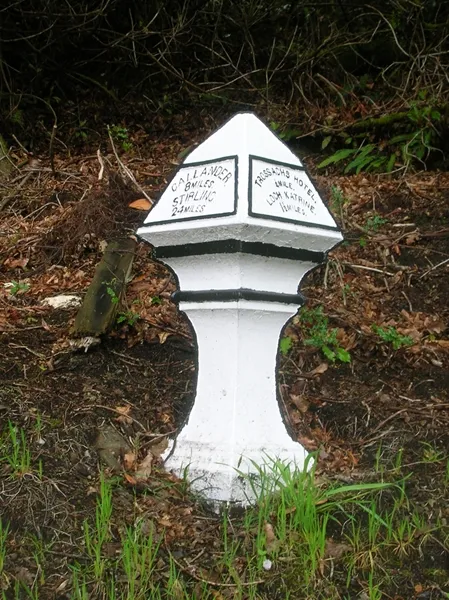Old Milepost by the B821, near Trossachs church, Callander parish